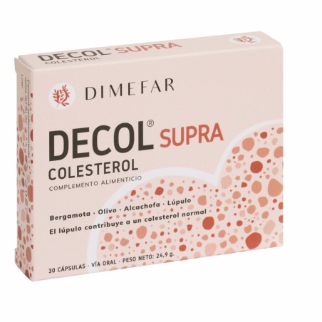 Decol Supra 30 cápsulas com Bergamota, Azeitona, Alcachofra e Lúpulo