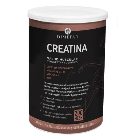 Creatina – 300 g con Vitaminas B1, B6, D y Zinc