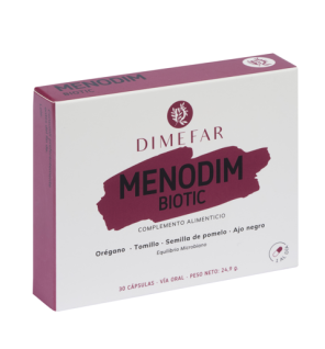 Menodim Biotic - 30 cápsulas a base de Orégano, Tomillo, Pomelo y Ajo