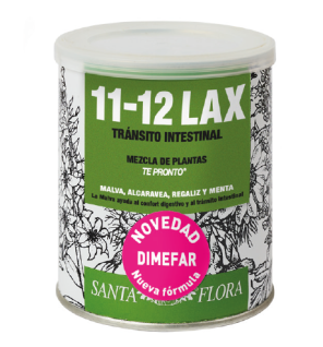Santa Flora - nº 11-12 LAX Tránsito Intestinal Bote 70g con malva, alcaravea, regaliz y menta