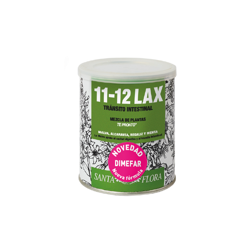Santa Flora - nº 11-12 LAX Tránsito Intestinal Bote 70g con malva, alcaravea, regaliz y menta