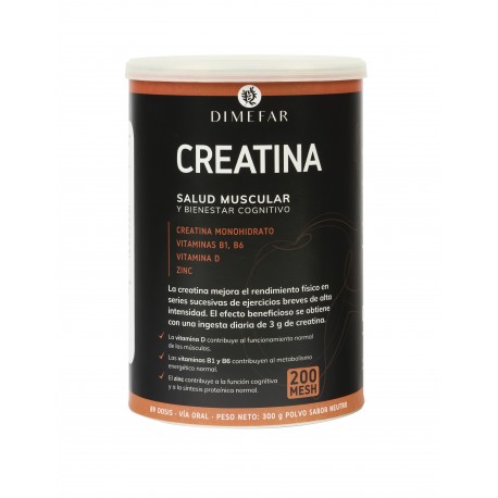 Creatina – 300 g con Vitaminas B1, B6, D y Zinc
