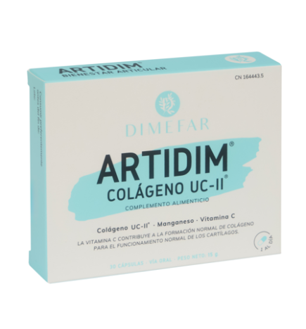 Artidim® 30 Cápsulas Colágeno, Manganeso y Vitamina C - Dimefar