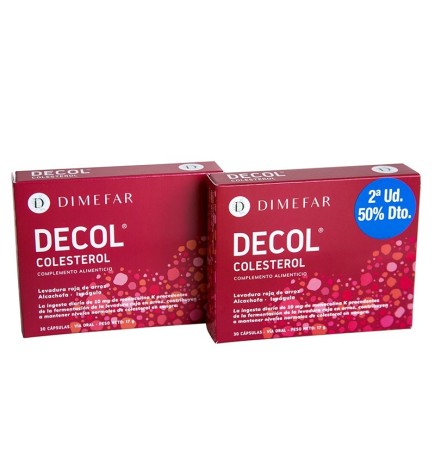 Decol® Pack 2ª Unidad 50% Dto | Colesterol Bajo Control - Dimefar