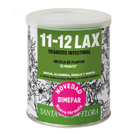 Santa Flora - nº 11-12 LAX Tránsito Intestinal Bote 70g con malva, alcaravea, regaliz y menta