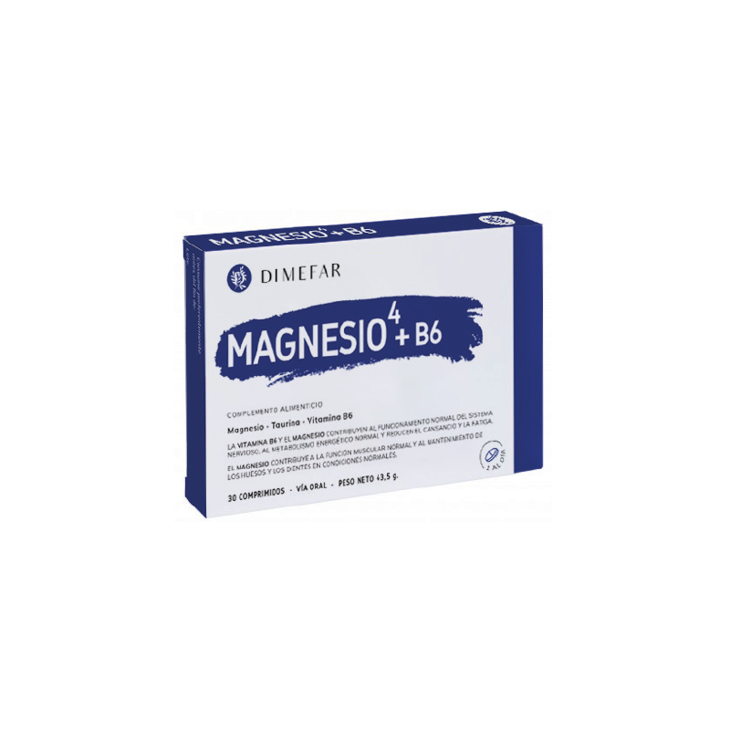 Magnésio ³ + Vitamina B6 - 30 cápsulas com Taurina e Vit B6