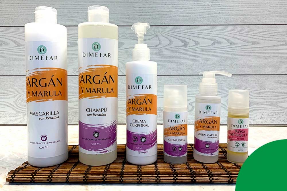 Dimefar lanza una línea cosmética basada en aceites de argán y rosa mosqueta bio