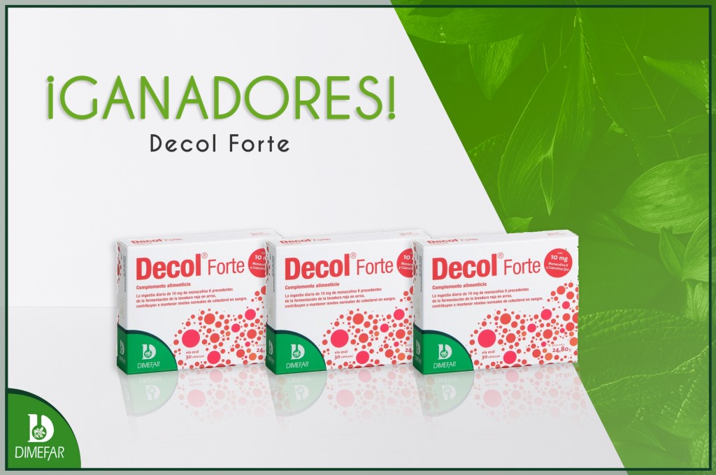 Ganadores del sorteo de productos Decol Forte