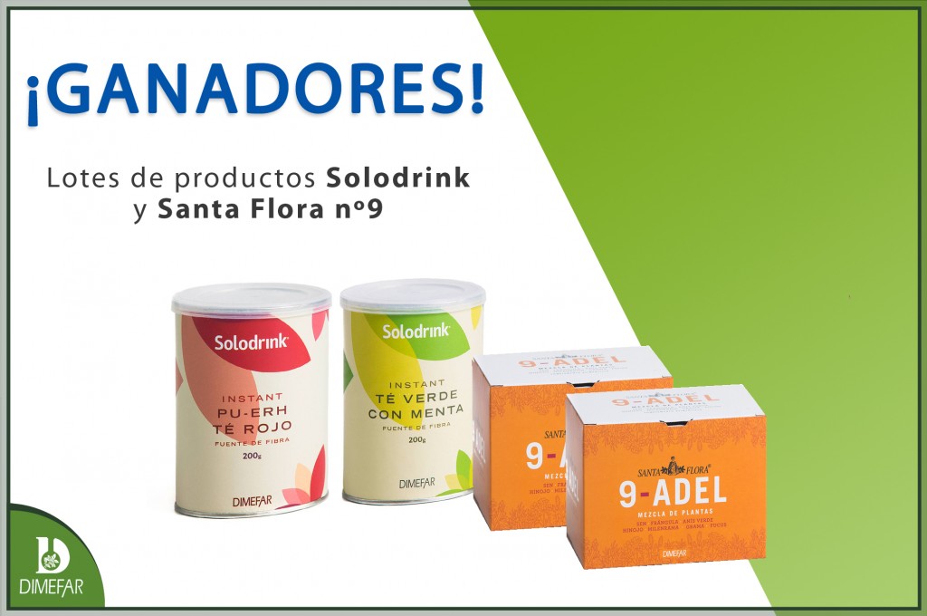 Ganadores del sorteo Solodrink y Santa Flora nº9